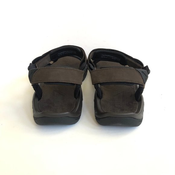 TEVA MEN TERRA FI 5 LEATHER TURKISH COFFEE SPORTS SANDALS US 10 - Picture 4 of 5